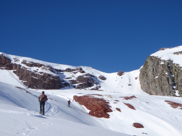 Paseo en raquetas de nieve